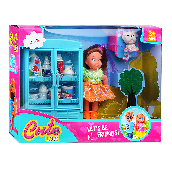 Кукла SM022-8 "Зара" с аксессуарами, в коробке