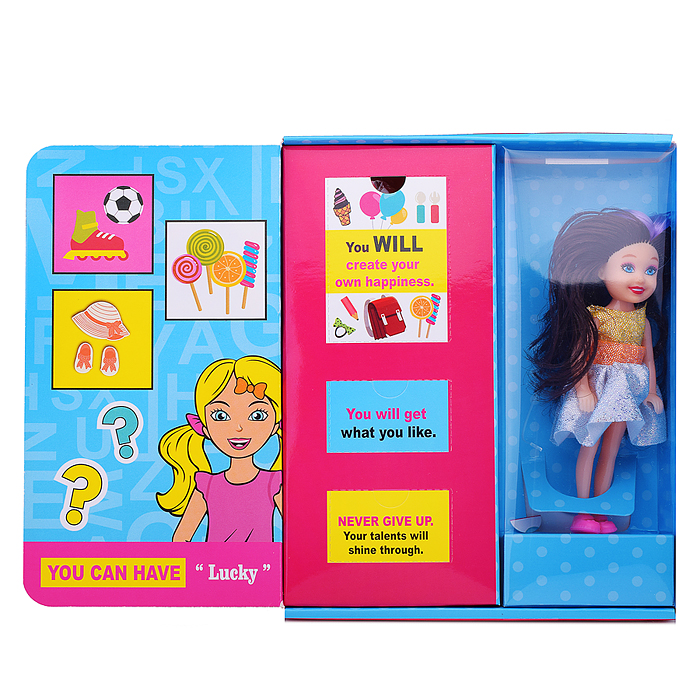 Кукла KL005-8 "София модница" с аксессуарами, в коробке