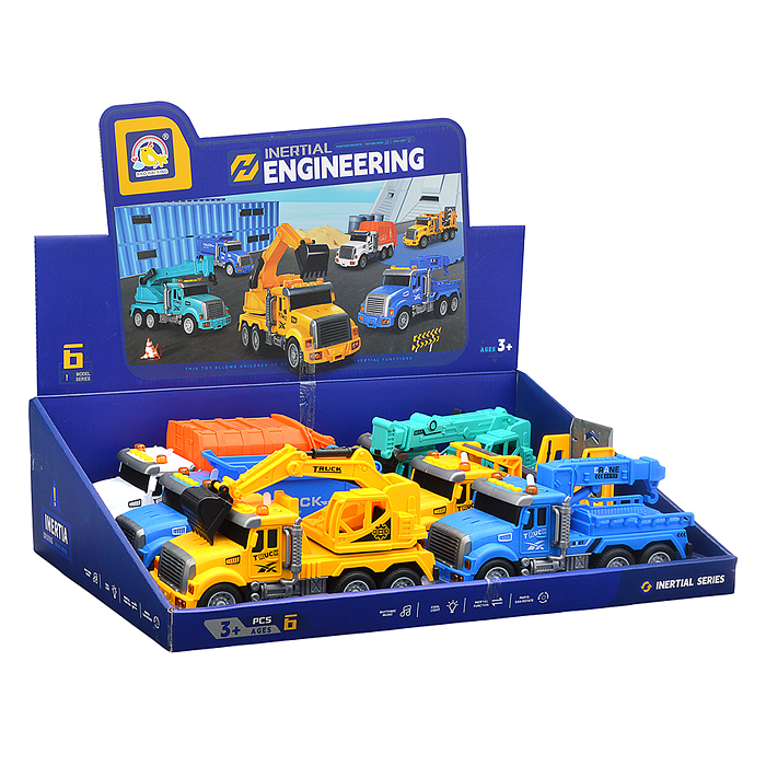 Машина BHX929 "Строитель дорог" в коробке