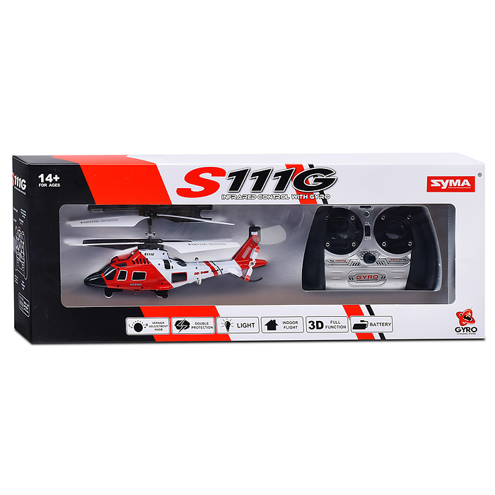 Вертолет S111G "Аэро спорт" р/у, 27 MHz, в коробке