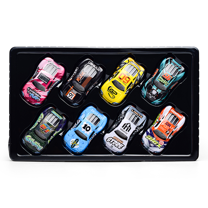 Набор машин KZ957-049 "Дорожная гонка" металл, в коробке