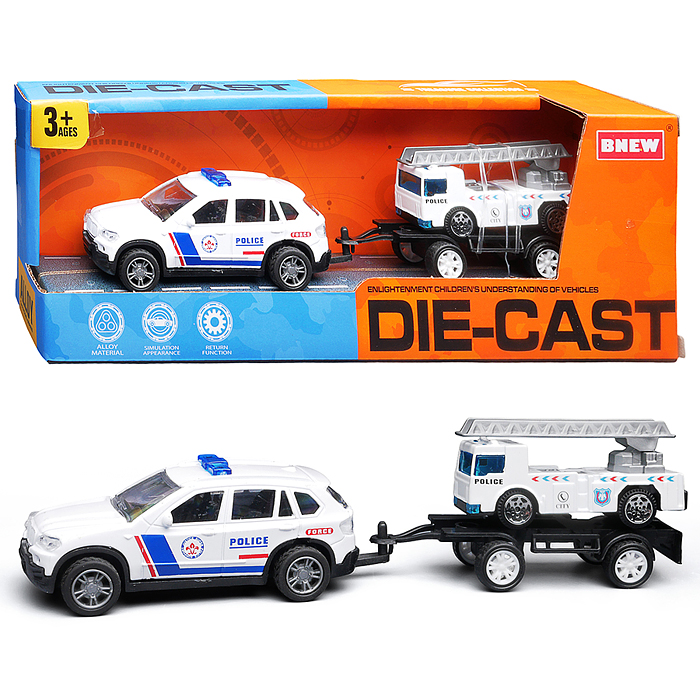 Машина BX-194 "Городская служба полиции" металл, в коробке Машина BX-194 "Городская служба полиции" металл, в коробке