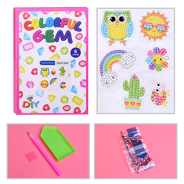 Творческая мастерская Q46437 "Бриллиантовая живопись" в коробке 