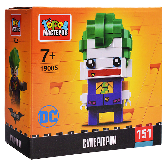Фото к товару Конструктор сборная фигурка "Супергерои" 151 дет. Конструктор сборная фигурка "Супергерои" 151 дет.
