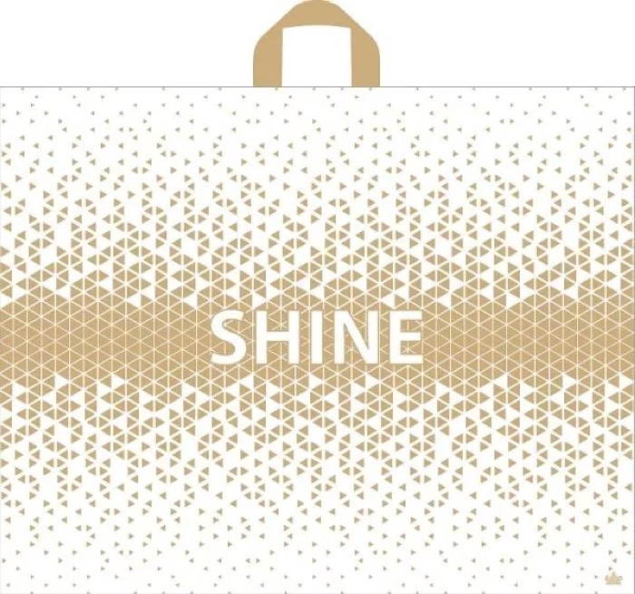 Пакет "Лакшери" золотое сечение с петлевой ручкой (550х700х90) 