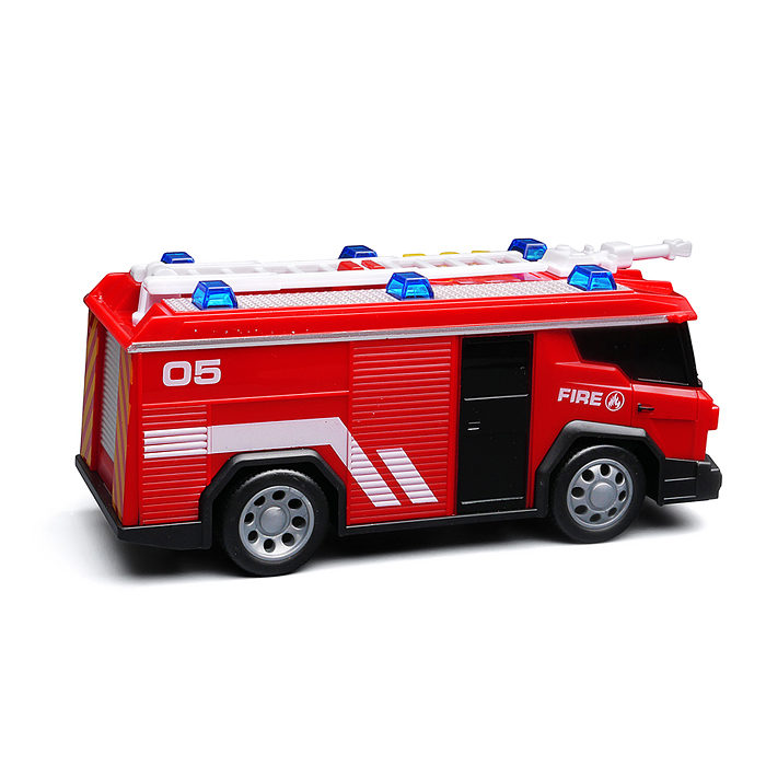 Машина WY1134A "Пожарная служба" 1:32 (свет, звук) в коробке