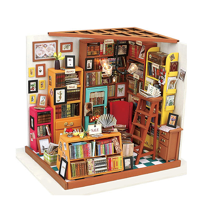 Фото к товару Конструктор TSZH208 "Книжный дом3D" в коробке Конструктор TSZH208 "Книжный дом3D" в коробке