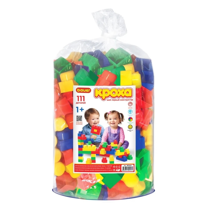 Конструктор "Кроха" 111 дет.
