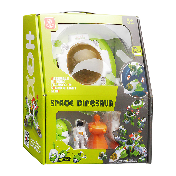 Набор космос ECXP2301-A (космическая станция - летающая тарелка и дракон) в коробке