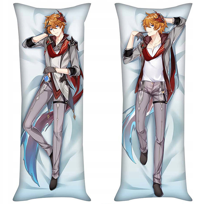 Подушка мягкая Дакимакура Тарталья 120см Подушка мягкая Дакимакура Тарталья 120см