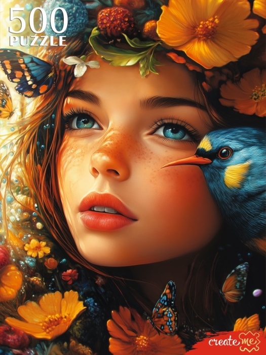 Пазлы 500 "Лесная фея"