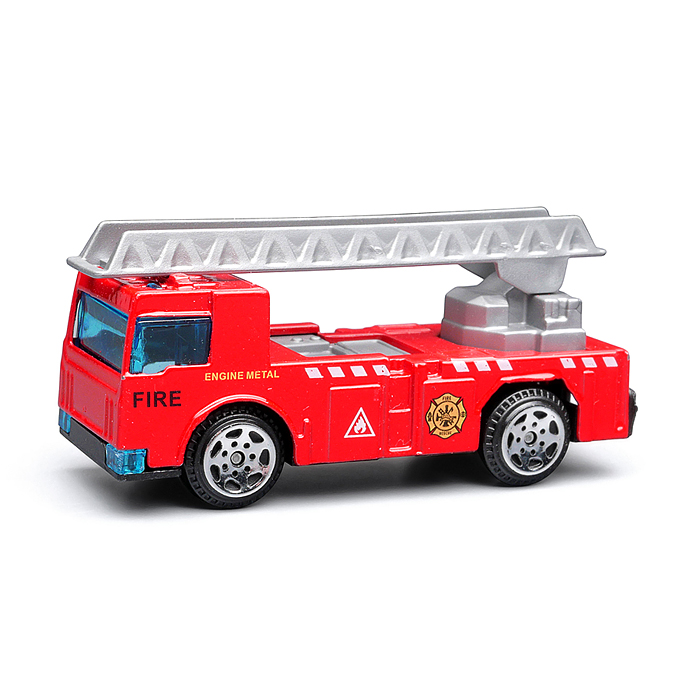 Машина BX-195 "Городская служба пожарной охраны" металл, в коробке