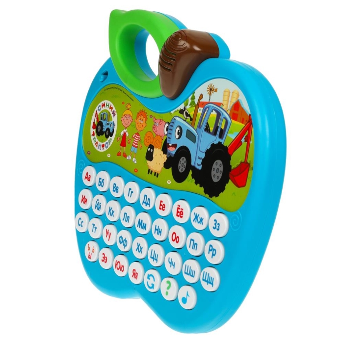 Планшет-яблоко "Синий трактор" 150 стихов, песен в коробке