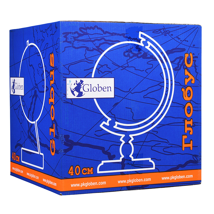 Фото к товару Глобус Земли физико-политический 400мм с подсветкой Классик Евро Глобус Земли физико-политический 400мм с подсветкой Классик Евро