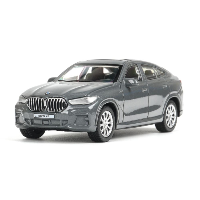 Машина металл BMW X6 10,5 см, (мокрый асфальт) инерц, 