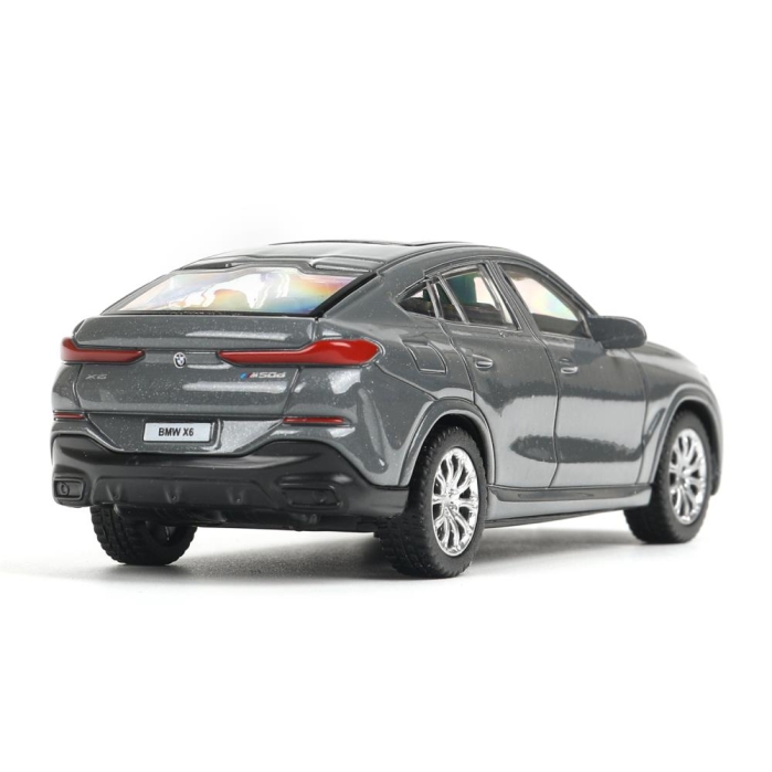 Машина металл BMW X6 10,5 см, (мокрый асфальт) инерц, 