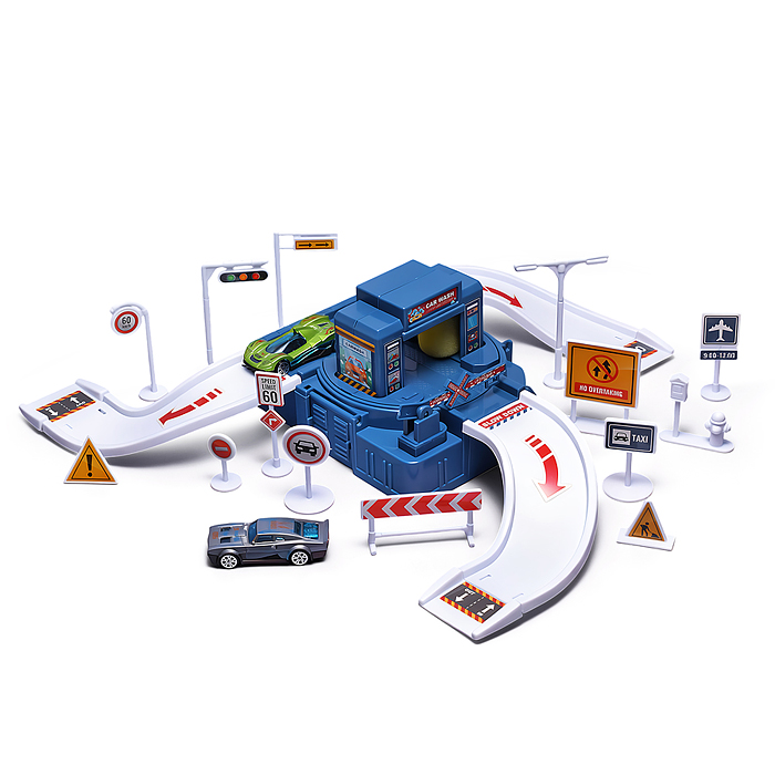 Фото к товару Автомойка 652-J30 "Гоночные авто" в коробке Автомойка 652-J30 "Гоночные авто" в коробке