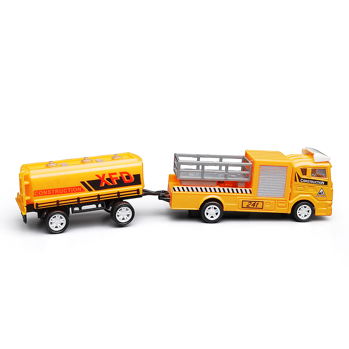 Машина BX-182 "Лесовоз" металл, в коробке