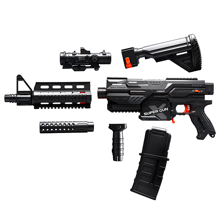 Автомат BT0080-2 "Супер атака" в коробке