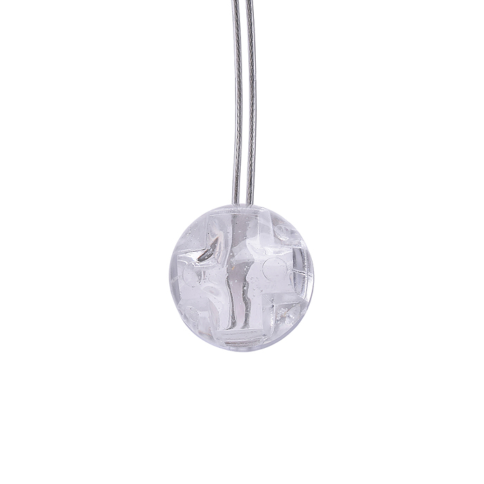 Фото к товару Электрогирлянда интерьерная "Шарики", цвет белый теплый Электрогирлянда интерьерная "Шарики", цвет белый теплый