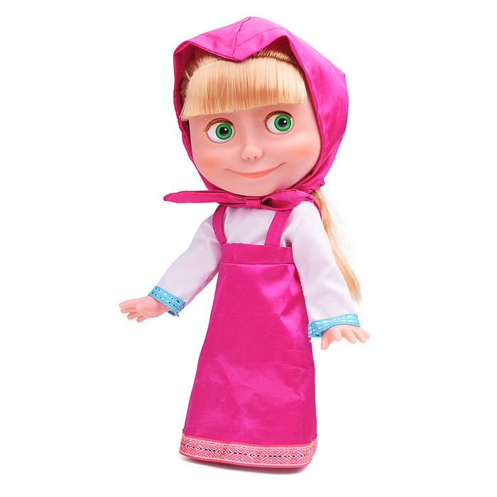 Фото к товару Кукла Маша и Медведь маша 25см, озвуч, платье в горошек, кор Кукла Маша и Медведь маша 25см, озвуч, платье в горошек, кор