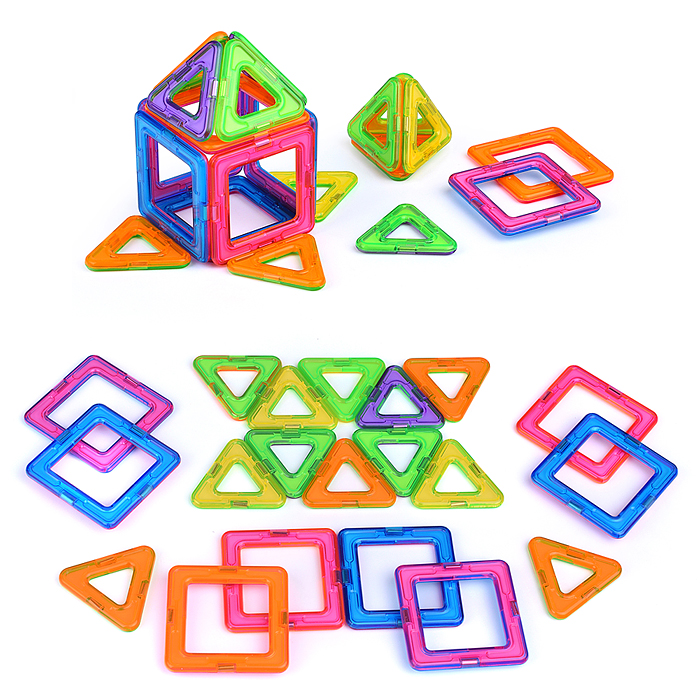 Конструктор магнитный MG0005 большой, (20 дет.) в пакете Конструктор магнитный MG0005 большой, (20 дет.) в пакете