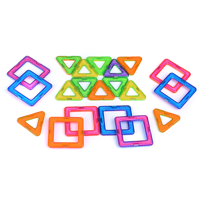 Фото к товару Конструктор магнитный MG0005 большой, (20 дет.) в пакете Конструктор магнитный MG0005 большой, (20 дет.) в пакете