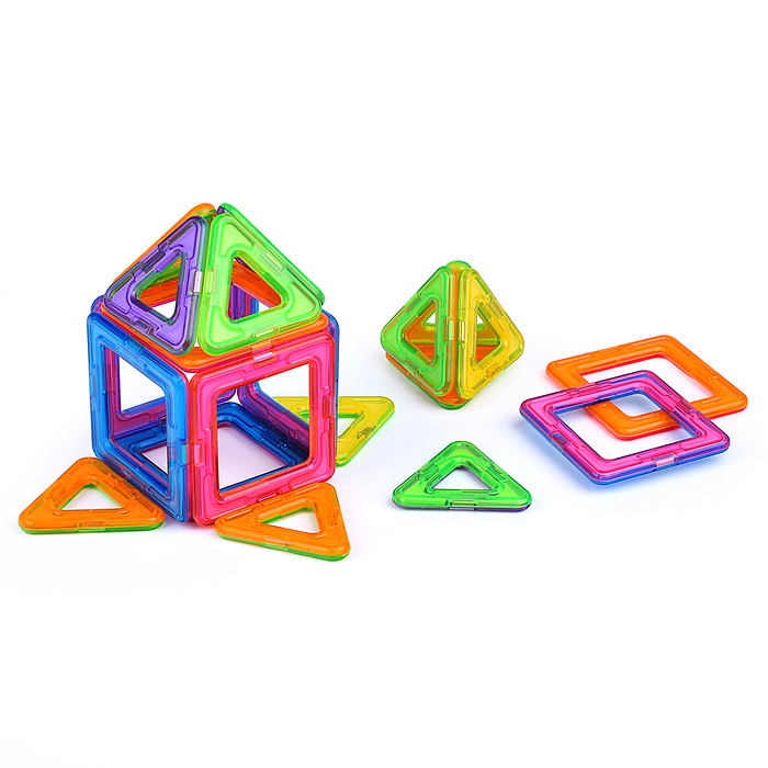 Фото к товару Конструктор магнитный MG0005 большой, (20 дет.) в пакете Конструктор магнитный MG0005 большой, (20 дет.) в пакете