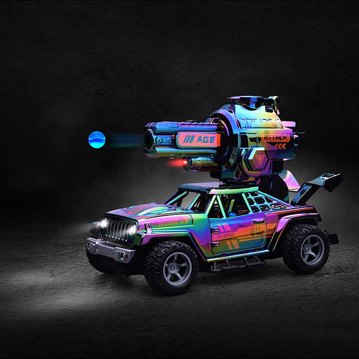 Фото к товару Машина JT698 "Fire shells" р/у, 27 MHz, в коробке Машина JT698 "Fire shells" р/у, 27 MHz, в коробке