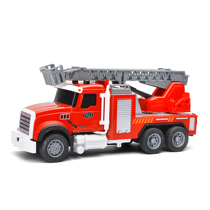 Машина YM-9921F "Пожарная машина" (свет, звук, спрей) в коробке