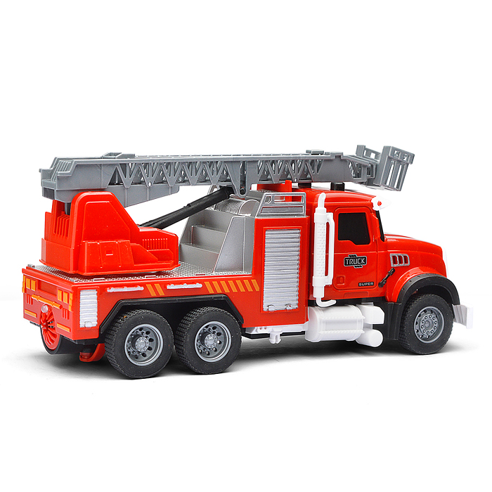 Машина YM-9921F "Пожарная машина" (свет, звук, спрей) в коробке