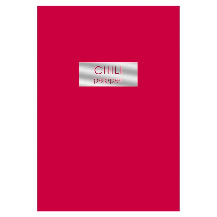Тетрадь 48л. клетка "Chili Pepper" скрепка. Обл.: мел.картон пантон. печ, ламинация soft touch,