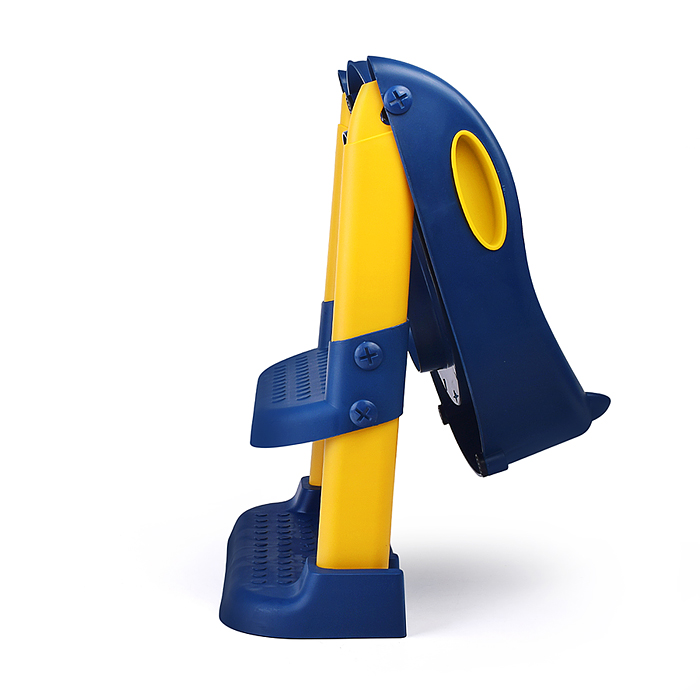 Детская накладка на унитаз со ступенькой (синий)