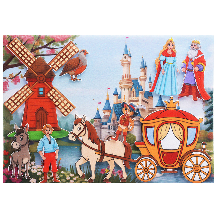 Кот в сапогах, фетр