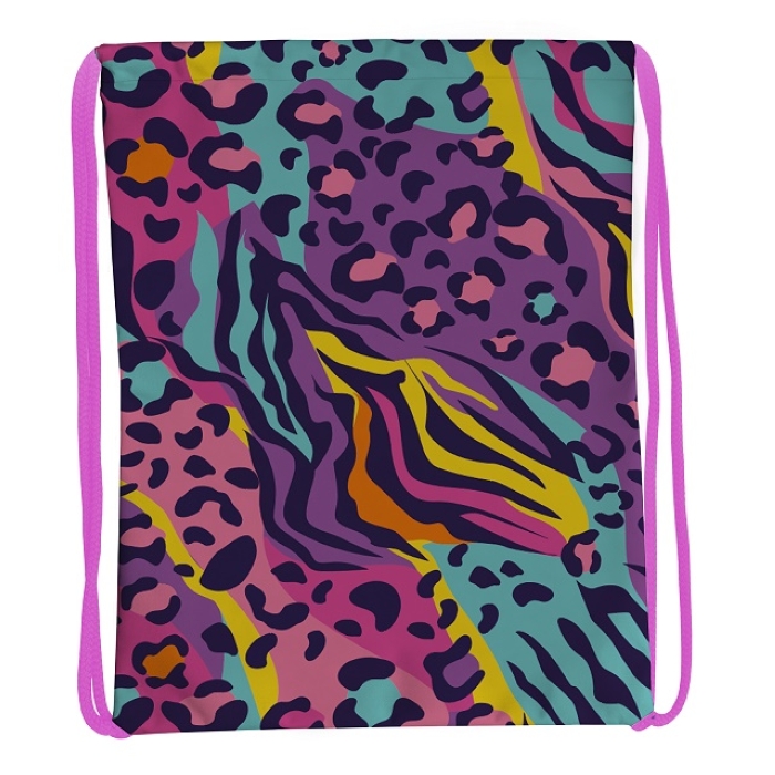 Мешок для обуви "Animal" 1 отделение, 350х430мм, петля для подвеса, полиэстер, 210 ден