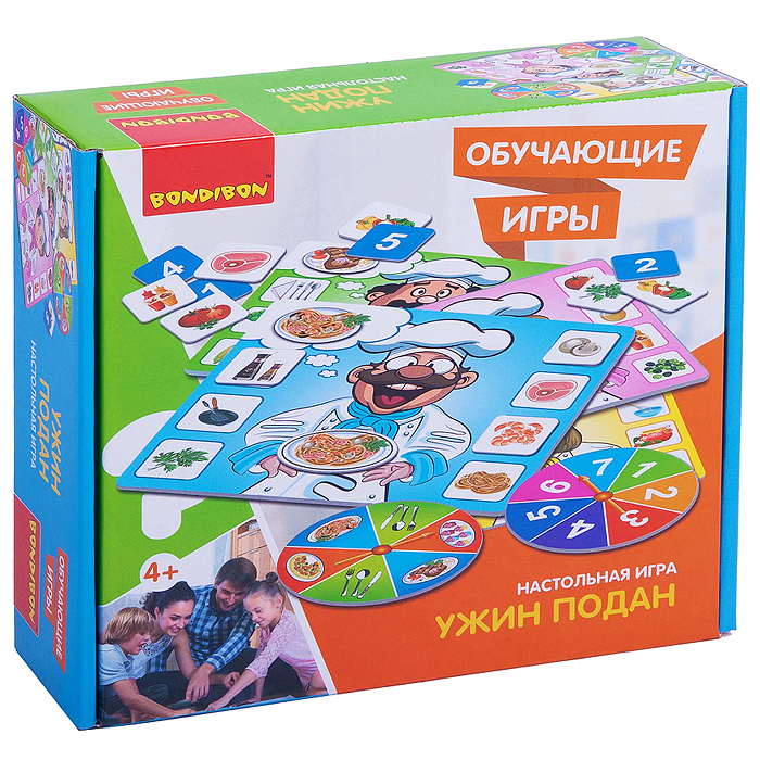 Настольная игра "Ужин подан" BOX 22x5,6x21см обучающая игра Настольная игра "Ужин подан" BOX 22x5,6x21см обучающая игра
