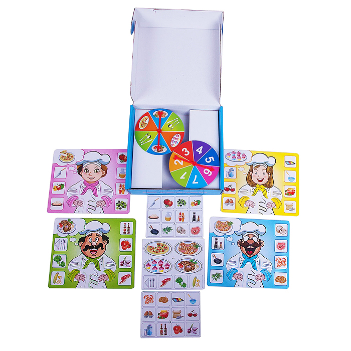 Настольная игра "Ужин подан" BOX 22x5,6x21см обучающая игра