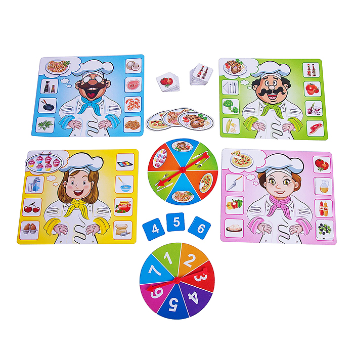 Настольная игра "Ужин подан" BOX 22x5,6x21см обучающая игра