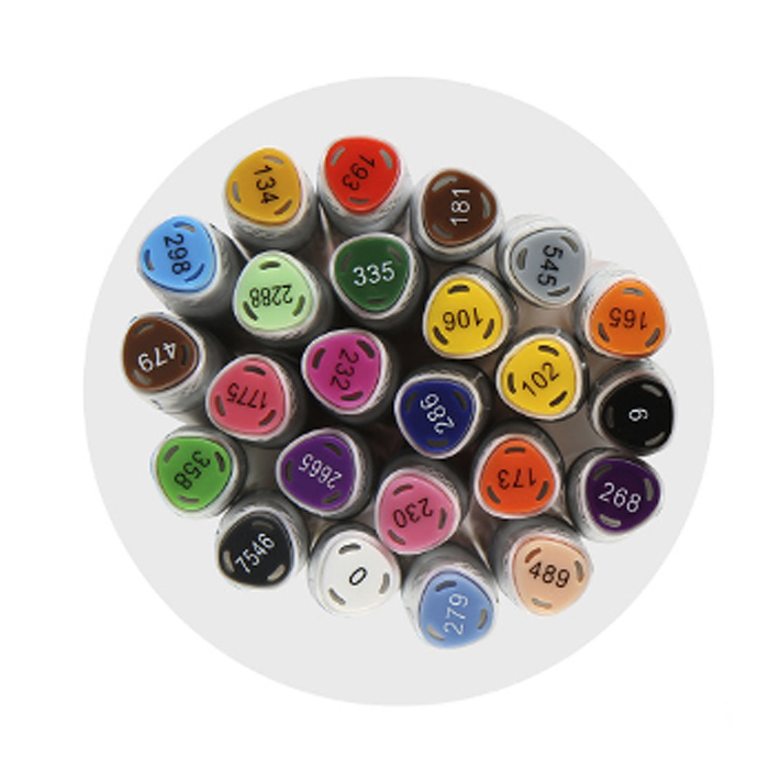 Фото к товару Набор маркеров для скетчинга "Emotion" 24 цвета, двусторонние Набор маркеров для скетчинга "Emotion" 24 цвета, двусторонние