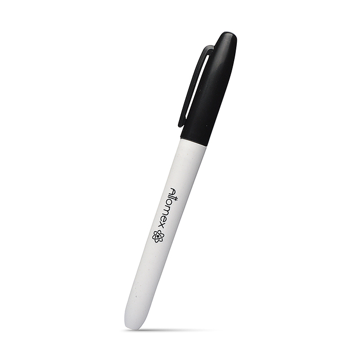 Фото к товару Маркер перманентный "Attomex" круглый корпус, пулевидный наконечник, ширина линии 2 мм, черный Маркер перманентный "Attomex" круглый корпус, пулевидный наконечник, ширина линии 2 мм, черный