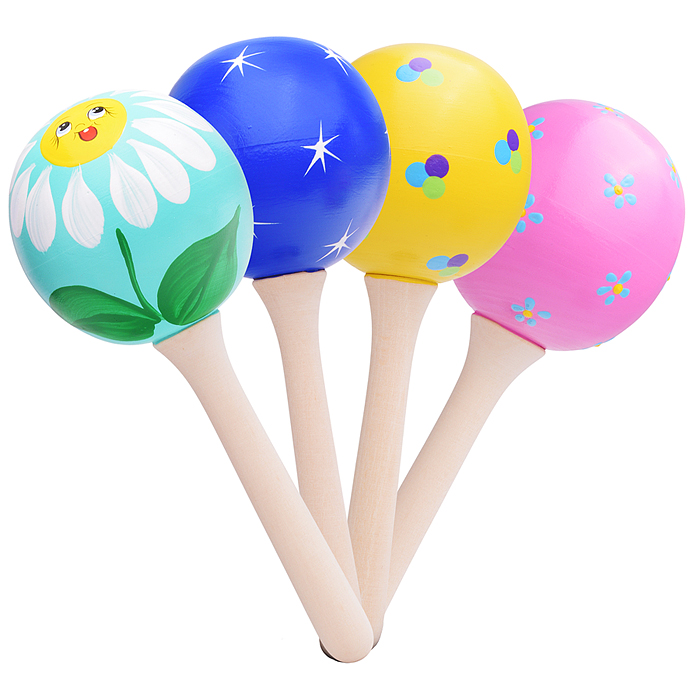 Маракас деревянный большой акриловый Маракас деревянный большой акриловый