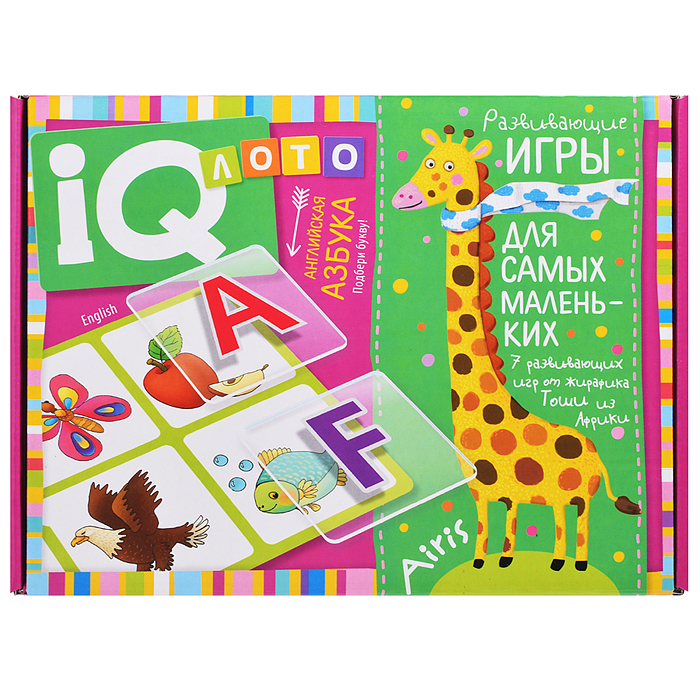 Пластиковое лото для малышей (нов) 5+ Английская азбука. English. Подбираем буквы, учим слова Пластиковое лото для малышей (нов) 5+ Английская азбука. English. Подбираем буквы, учим слова