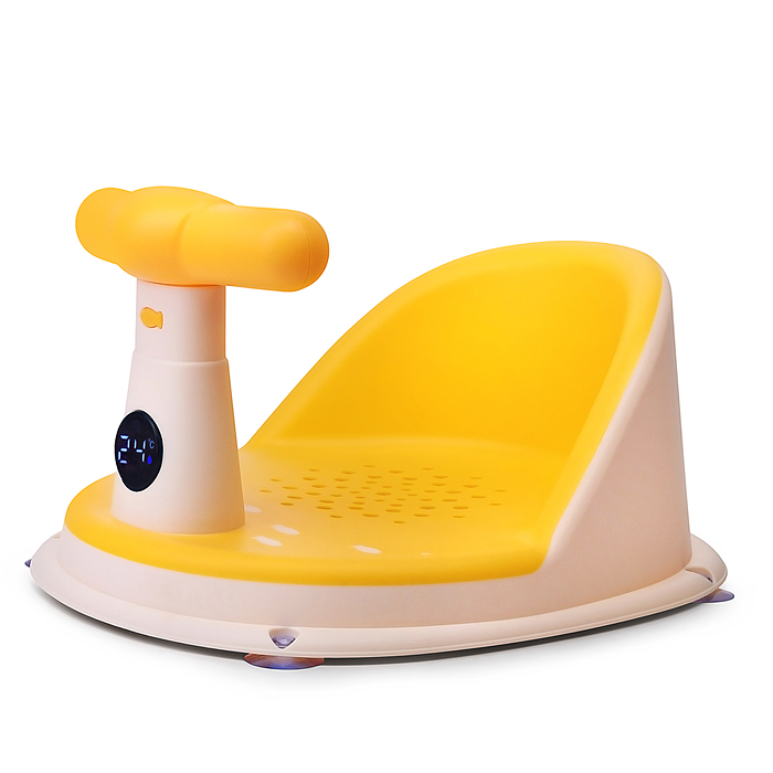 Фото к товару Детский стульчик - сиденье с термометром (желтый) Детский стульчик - сиденье с термометром (желтый)