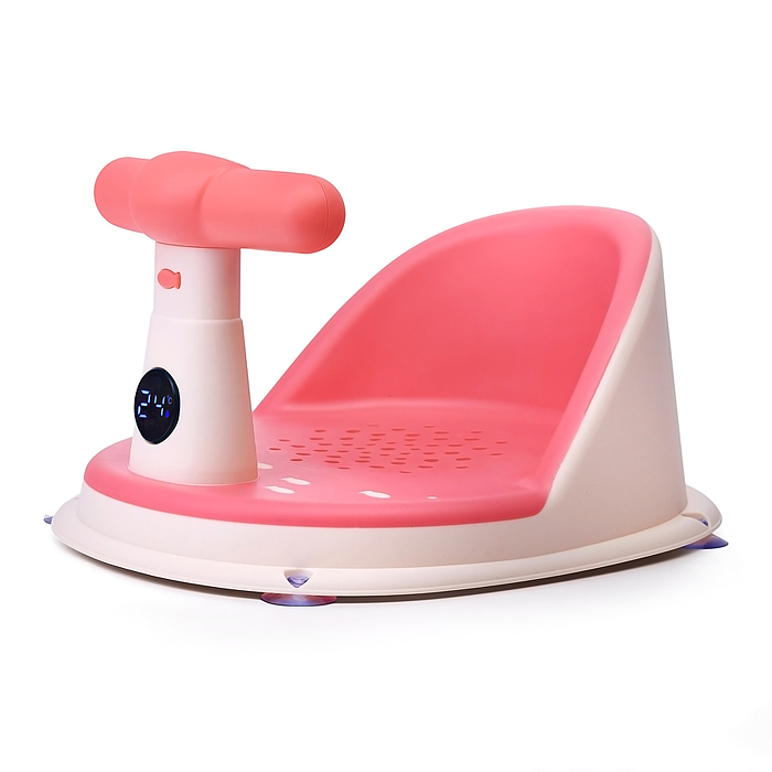 Фото к товару Детский стульчик - сиденье с термометром (розовый) Детский стульчик - сиденье с термометром (розовый)