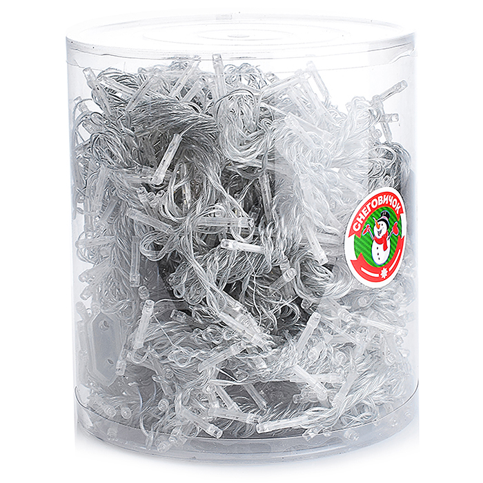 Фото к товару Электрогирлянда-занавес 6*3м, 640 ламп, синий в пакете Электрогирлянда-занавес 6*3м, 640 ламп, синий в пакете