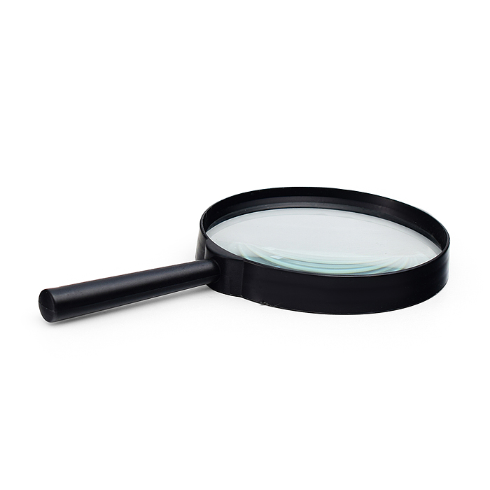 Лупа "Attomex" с трехкратным увеличением d=100 мм, пластиковая линза, пластиковый корпус, в пакете