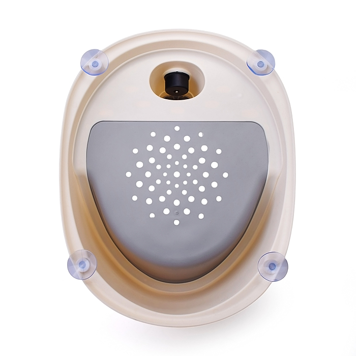 Фото к товару Детский стульчик - сиденье с термометром (серый) Детский стульчик - сиденье с термометром (серый)