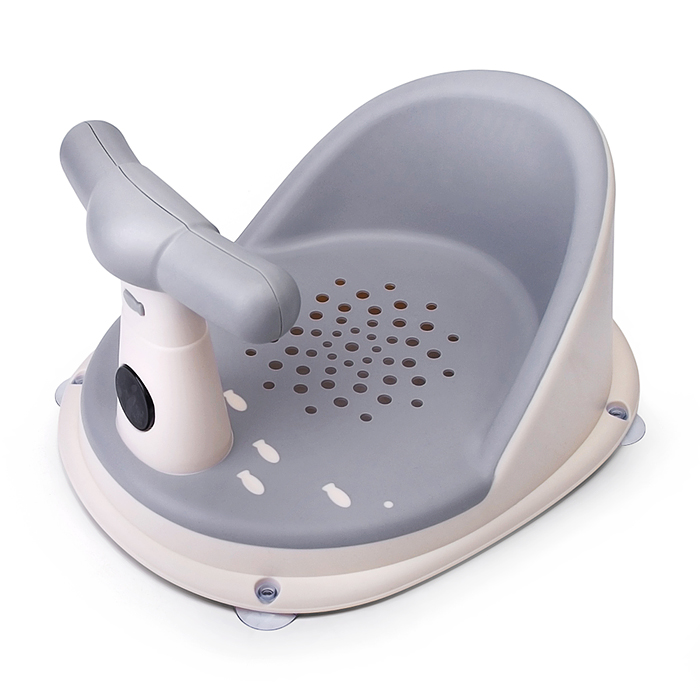 Фото к товару Детский стульчик - сиденье с термометром (серый) Детский стульчик - сиденье с термометром (серый)