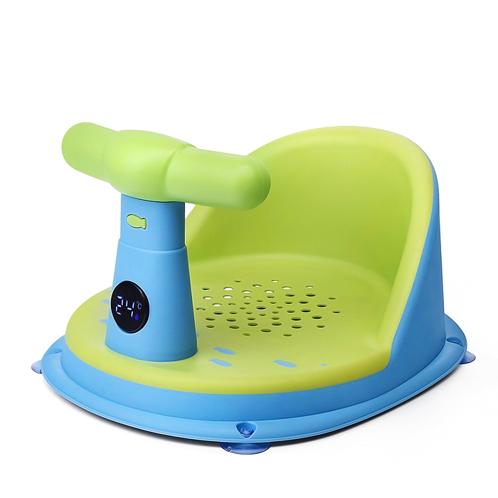Фото к товару Детский стульчик - сиденье с термометром (зеленый) Детский стульчик - сиденье с термометром (зеленый)