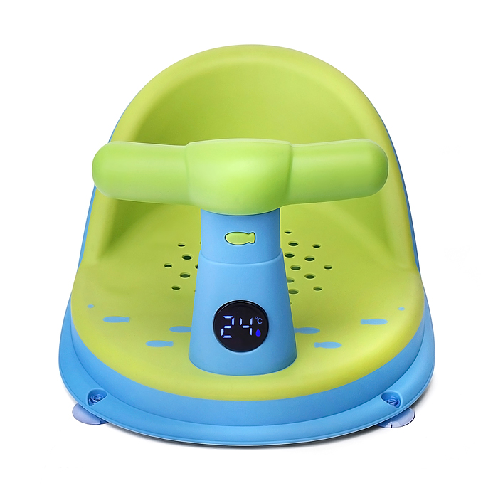Фото к товару Детский стульчик - сиденье с термометром (зеленый) Детский стульчик - сиденье с термометром (зеленый)